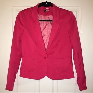 Pink Fitted Blazer
